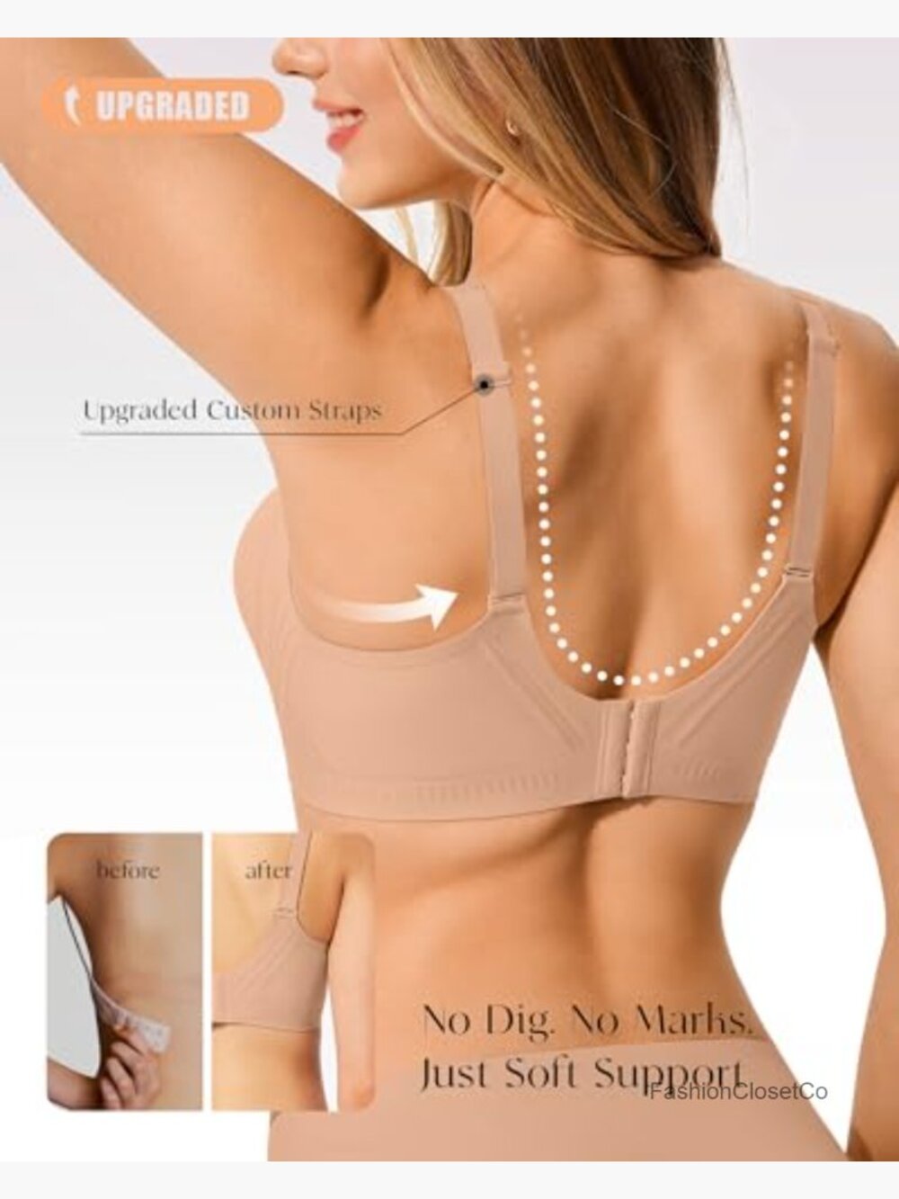 Wireless Deep V Seamless Push Up Plunge Comfortable Bralette Jelly View 4
